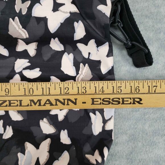 LeSportSac Easy Carry Tote Bag Winged Daydream Womens Black White Pink Butterfly - Picture 4 of 5